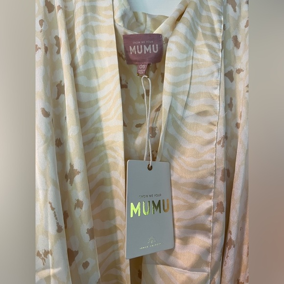 New With Tags Show Me Your Mumu Animal Print Mumu x Curateur The Harlow Robe - Picture 4 of 5
